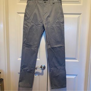 Hurley Men’s Light Grey Stretch One & Only Chino Pants